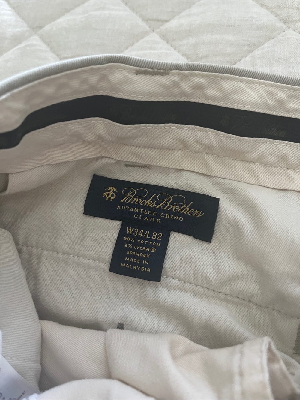 Brooks Brothers Light Khaki Men's Chinos